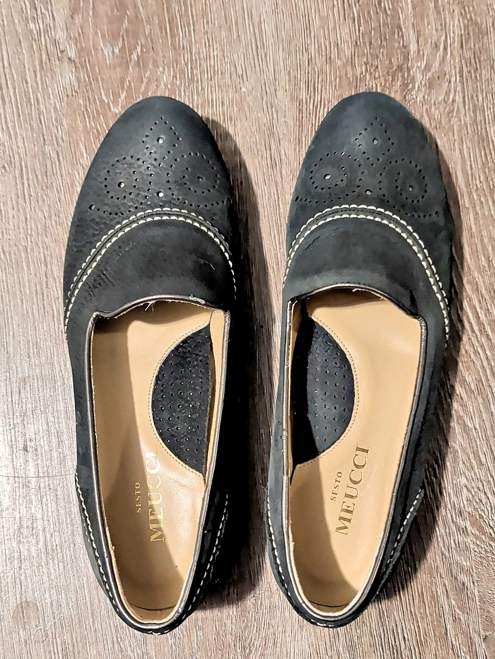 Sesto Meucci Black Casual Loafers
